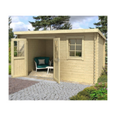 Cabane de jardin SANTA FE 10 m² – Bois 28 mm solide et durable