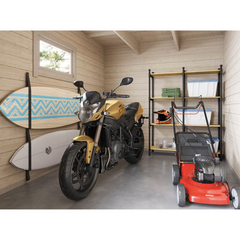 Abri de jardin bois ROVETO 4,7 m² – Compact et premium à petit prix