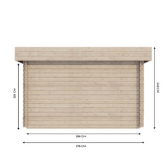 Abri de jardin bois ROVETO 4,7 m² – Compact et premium à petit prix