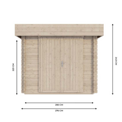 Abri de jardin bois ROVETO 4,7 m² – Compact et premium à petit prix