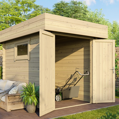 Abri de jardin bois ROVETO 4,7 m² – Compact et premium à petit prix