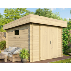 Abri de jardin bois ROVETO 4,7 m² – Compact et premium à petit prix